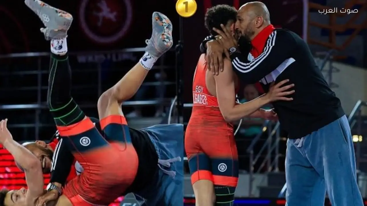 كرم جابر يحتفل بذهبية إفريقيا في المصارعة ويسترجع ذكريات أولمبياد أثينا