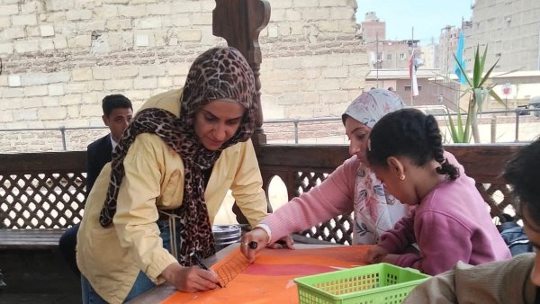 ورشة فن تشكيلي في المتحف القبطي بمناسبة عيد تحرير سيناء