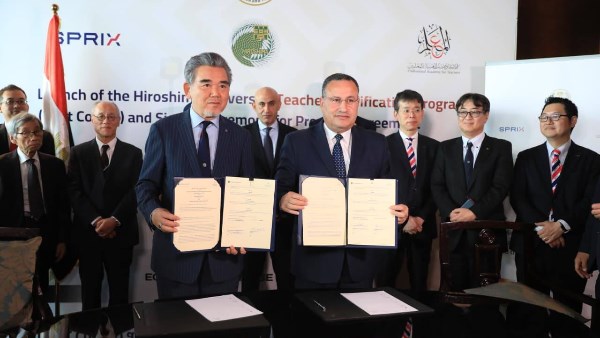 وزير التعليم العالي يوقع اتفاقية مع جامعة هيروشيما لدعم التعاون التعليمي
