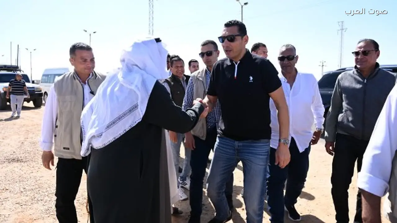 وزير الرياضة يزور مركز شباب الشهداء في شمال سيناء ويطالب بسرعة التنفيذ