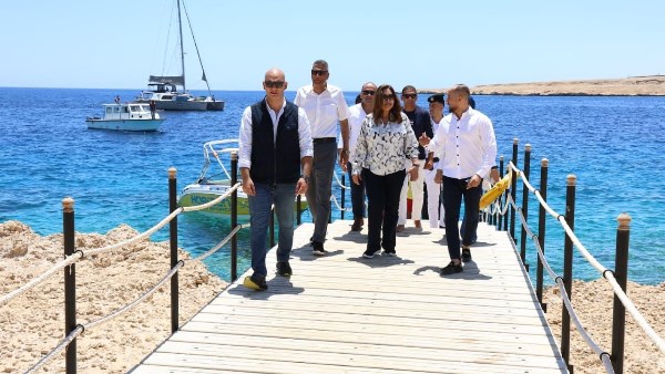 وزيرة البيئة منال عوض تتابع سير العمل في محميات جنوب سيناء