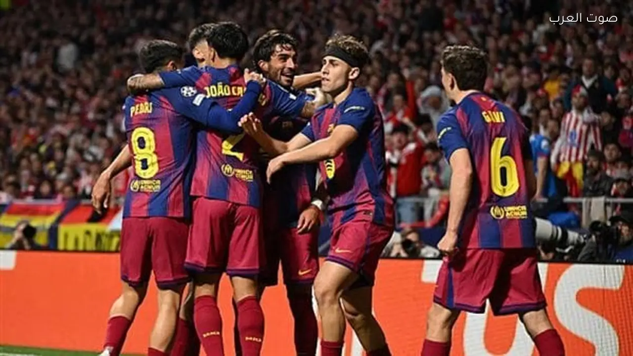 برشلونة يتوج بلقب الدوري الإسباني بعد فوزه على ريال مدريد