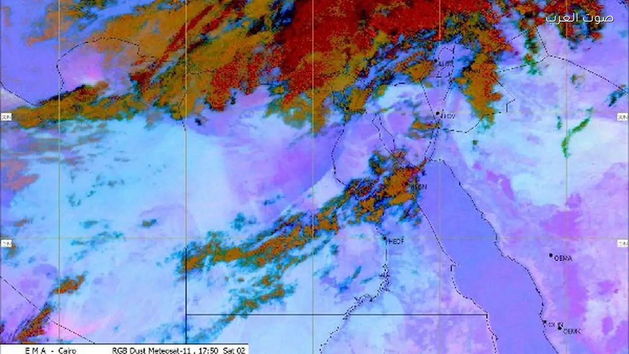الأرصاد تحذر من طقس غد: انخفاض مفاجئ للحرارة وأمطار غزيرة
