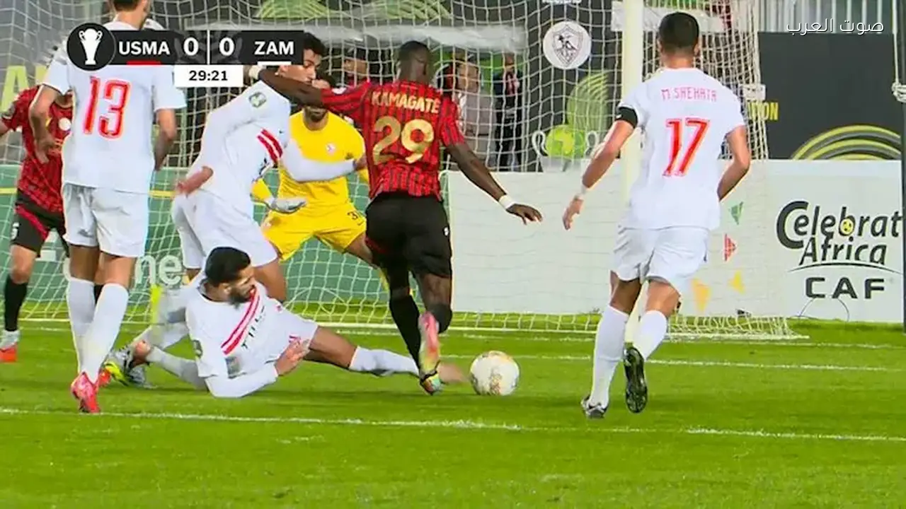 الزمالك واتحاد العاصمة: ملخص الشوط الثاني في نهائي الكونفدرالية بعد أحداث درامية وطرد