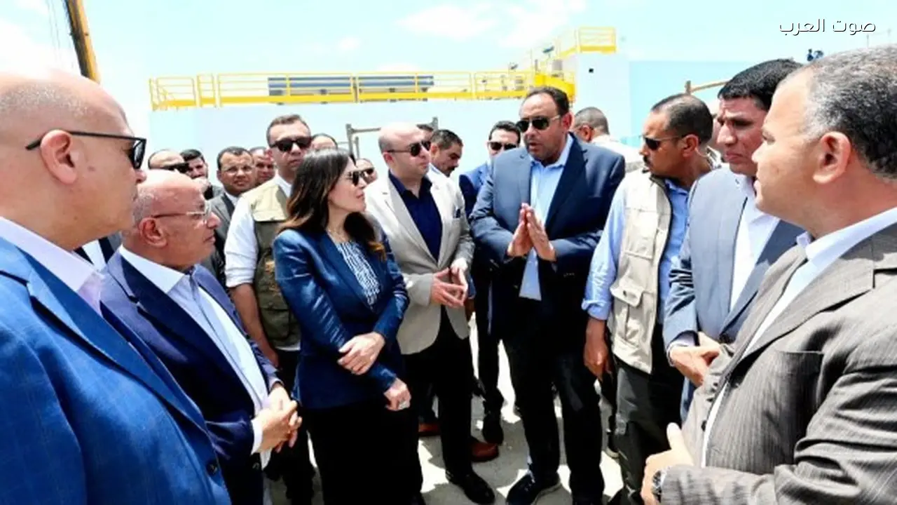 تفقد وزيرة الإسكان ومحافظ الفيوم توسعات محطة مياه العزب