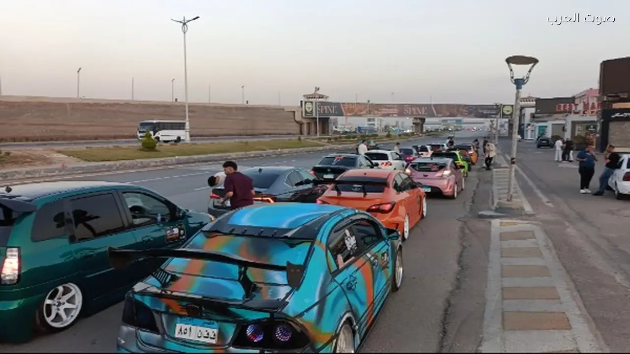 مهرجان السيارات المعدلة ينظم مسيرة من القاهرة إلى الإسكندرية