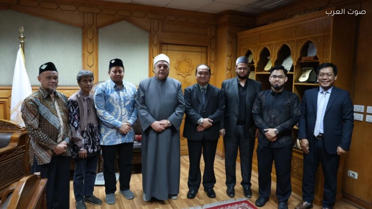وكيل الأزهر يبحث مع وفد إندونيسي تعزيز التعاون العلمي والدعوي