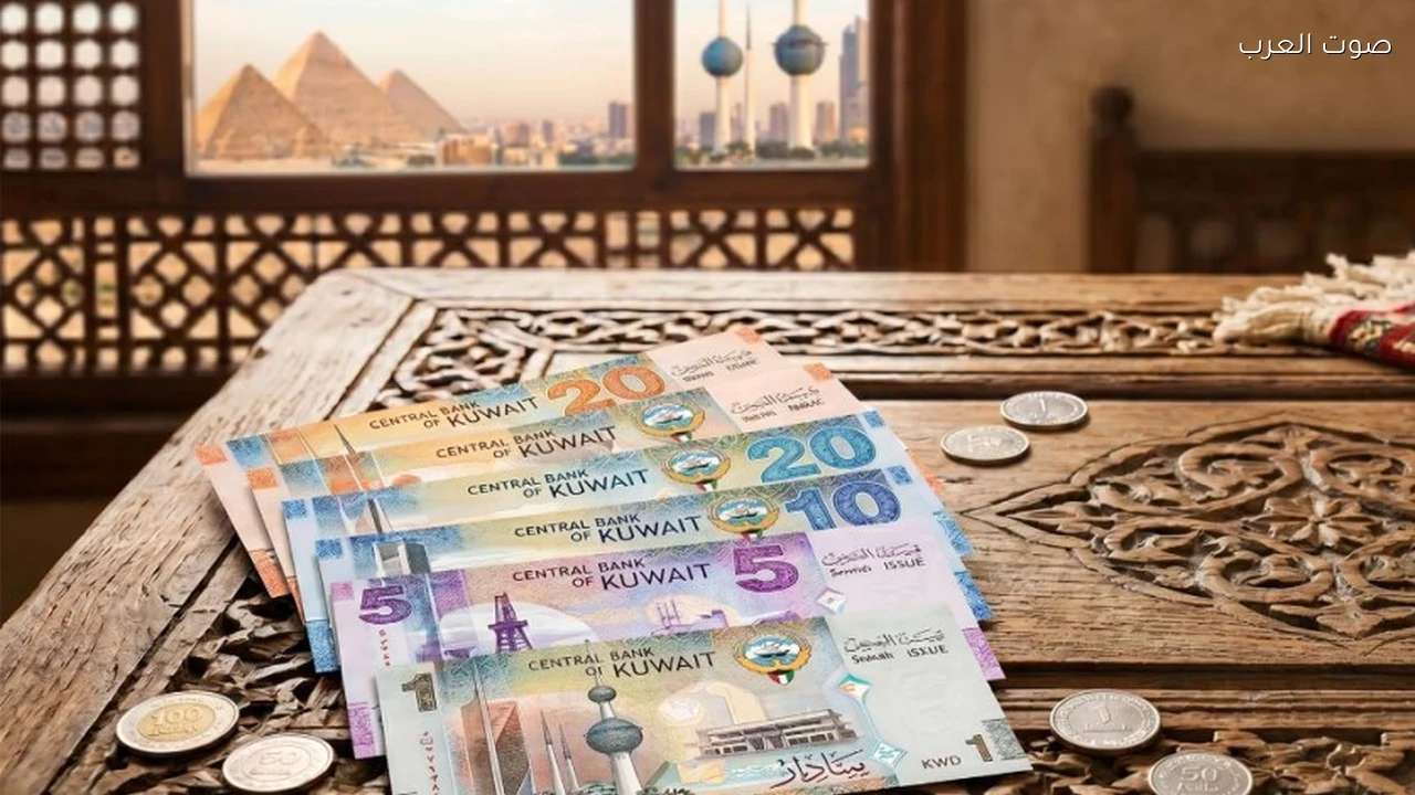 أعلى سعر للدينار الكويتي اليوم في مصر، كم سجل في البنوك؟