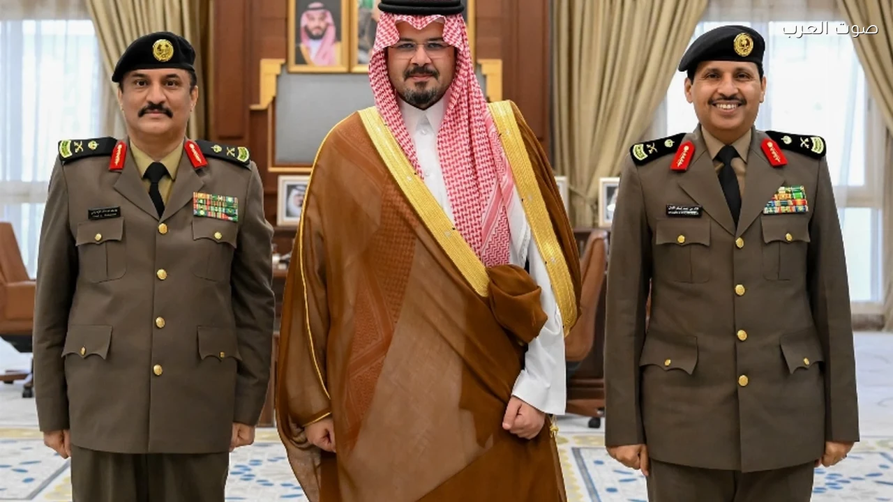 أمير المدينة يقلد نائب مدير الشرطة رتبته الجديدة