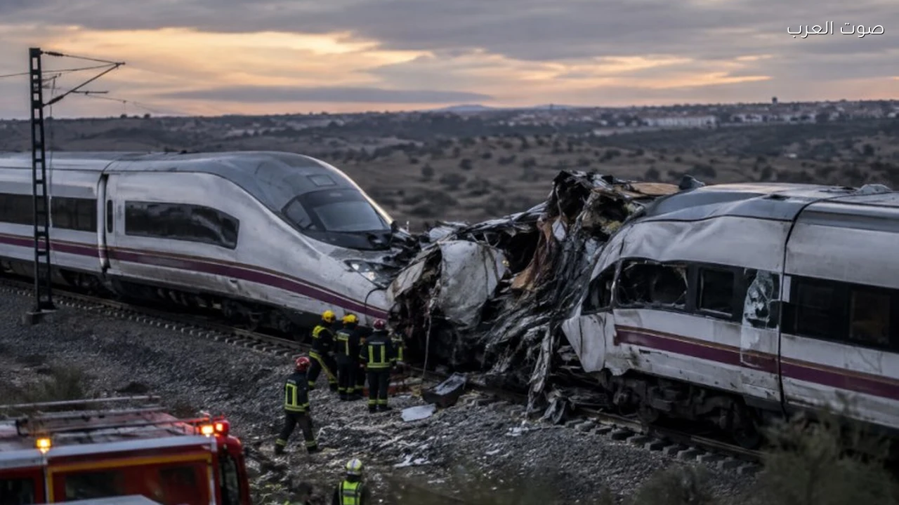 ارتفاع حصيلة ضحايا تصادم قطارين في إسبانيا إلى 64 قتيلًا