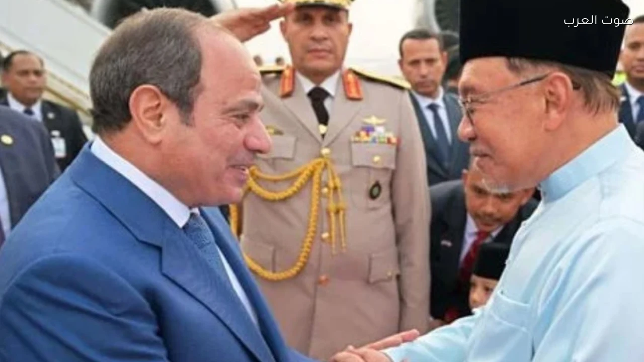 السيسي من ماليزيا فلسطين القضية المحورية في الشرق الأوسط ويجب تسويتها بصورة عادلة
