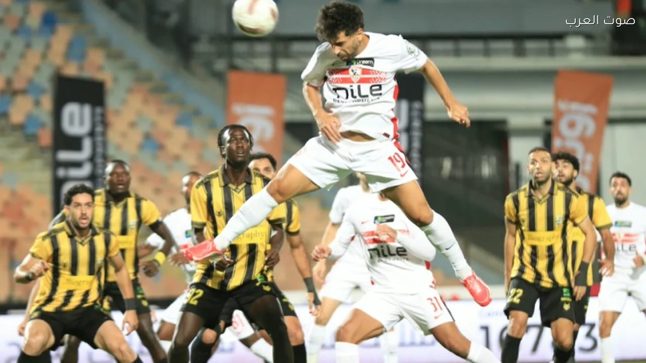 عبدالله السعيد وشيكو بانزا في تشكيل الزمالك أمام المقاولون العرب