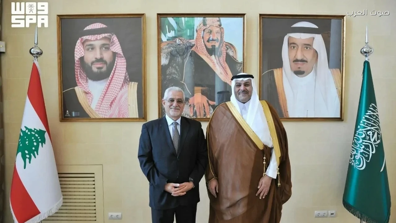 السفير السعودي لدى لبنان يبحث مع سجيع عطية التطورات السياسية في لبنان والمنطقة