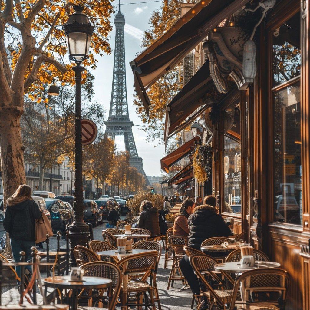 Parisian Cafe Ambience | Parisian cafe, Paris cafe, France cafe