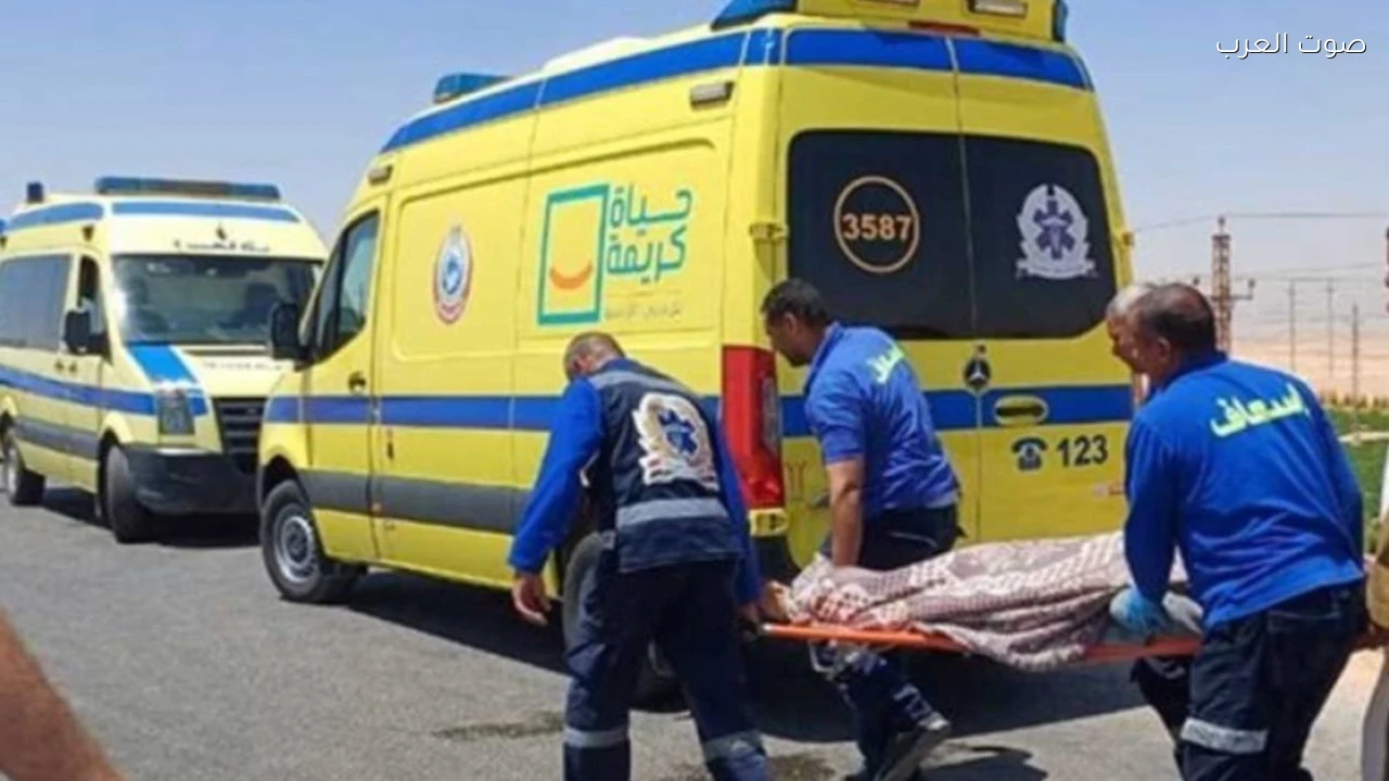 إصابة 10 أشخاص في تصادم ميكروباص وملاكي على الصحراوي الشرقي بالمنيا