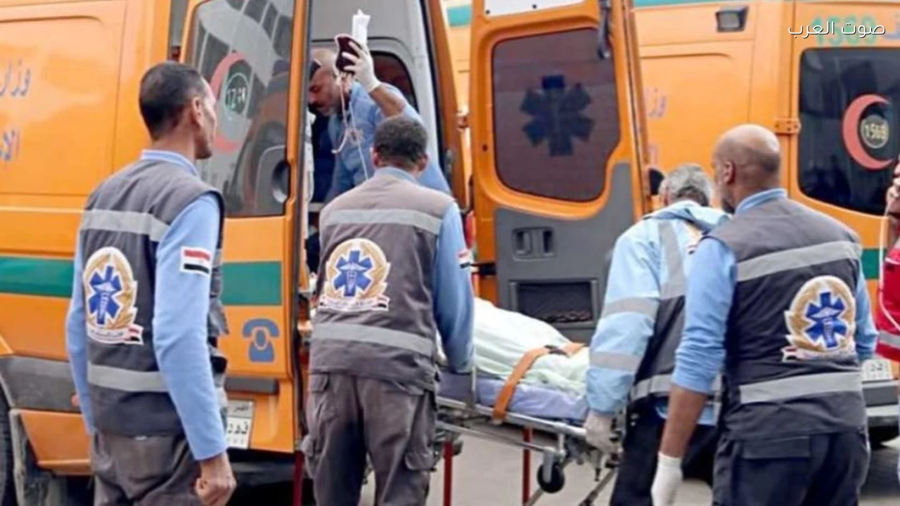 إصابة 7 أشخاص في انقلاب ميكروباص ببني سويف
