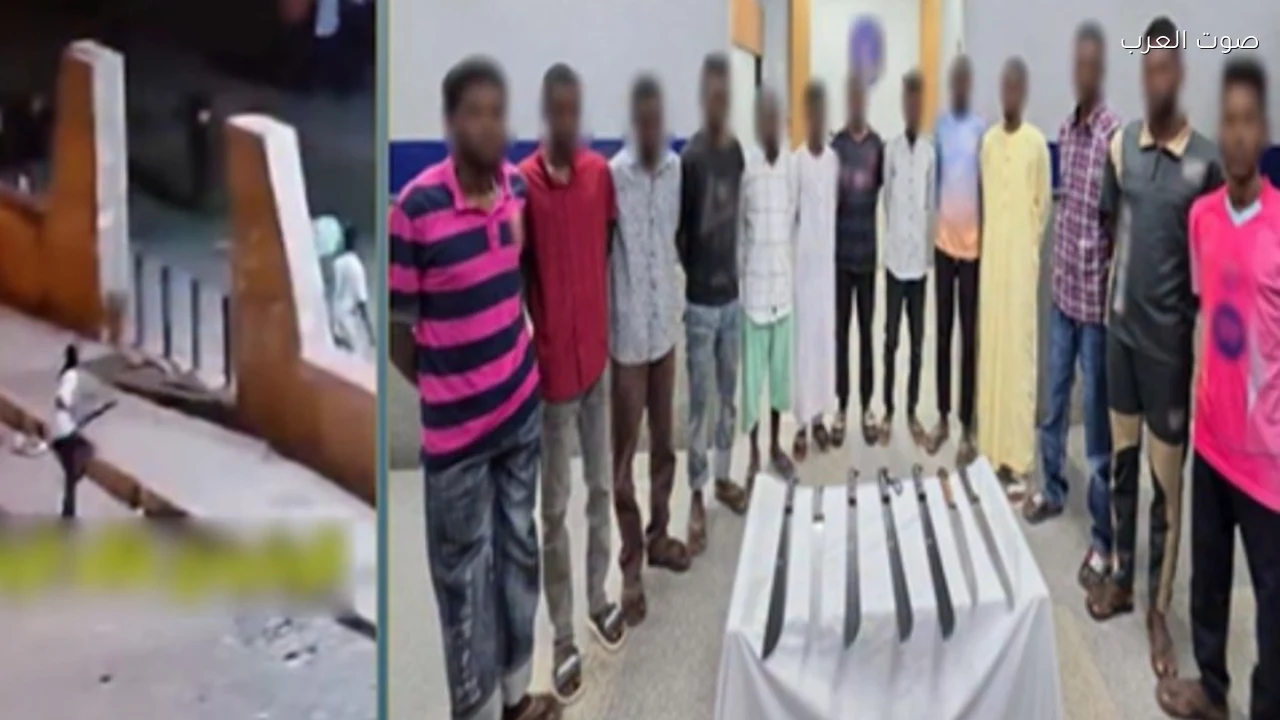 ضبط 13 شخصا تشاجروا بالأسلحة البيضاء في أسوان بسبب خلافات مالية