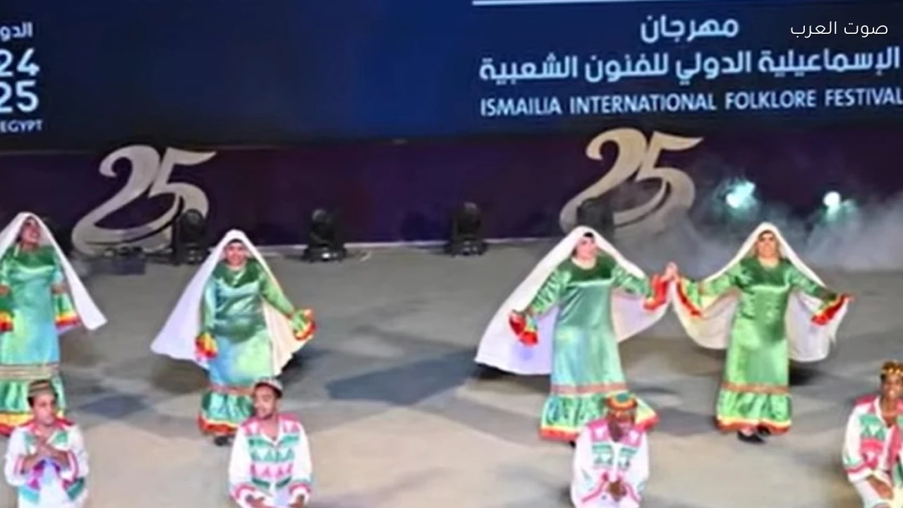 مهرجان الإسماعيلية للفنون الشعبية يرفع شعار السلام والمحبة ويعزز التقارب بين الشعوب