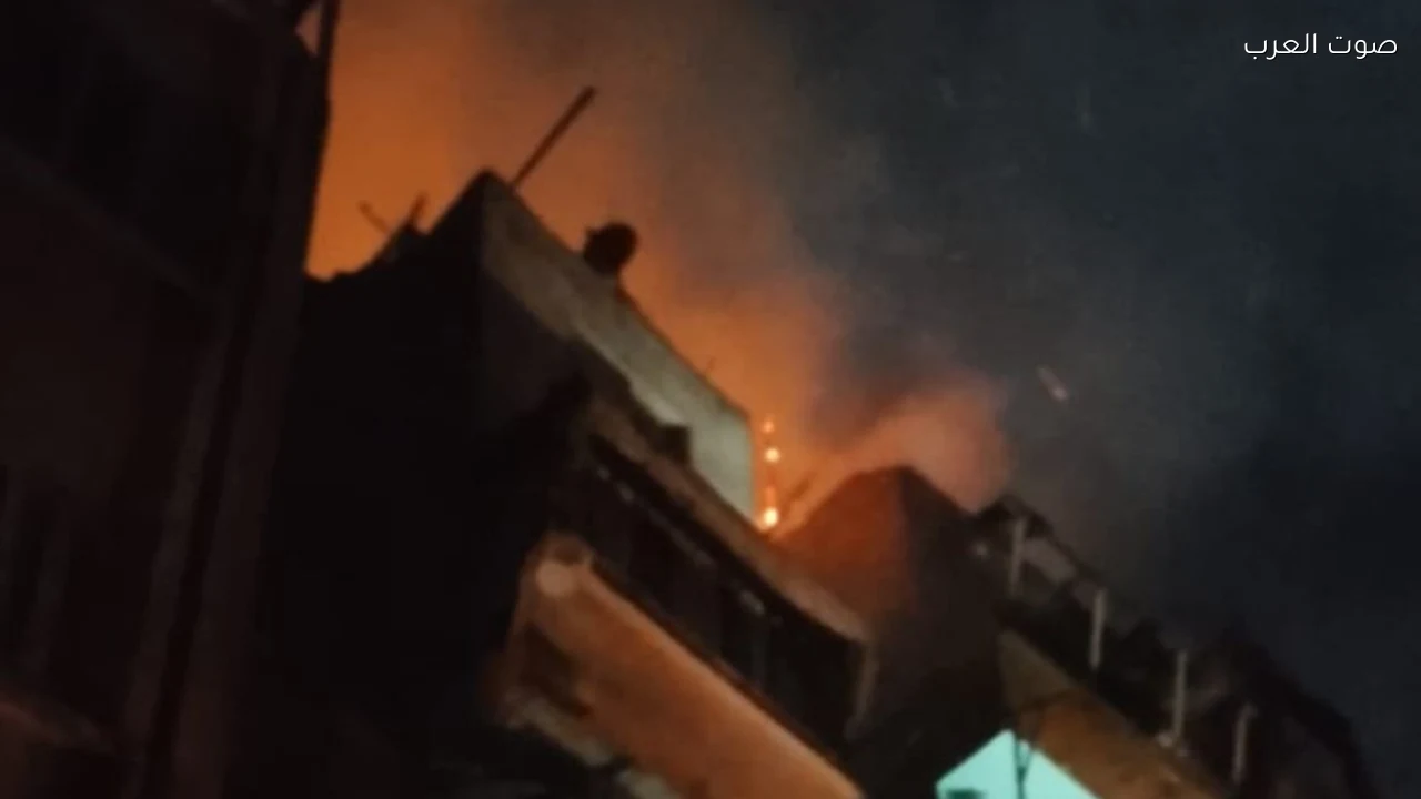 حريق يلتهم 5 أبراج حمام في المنصورة