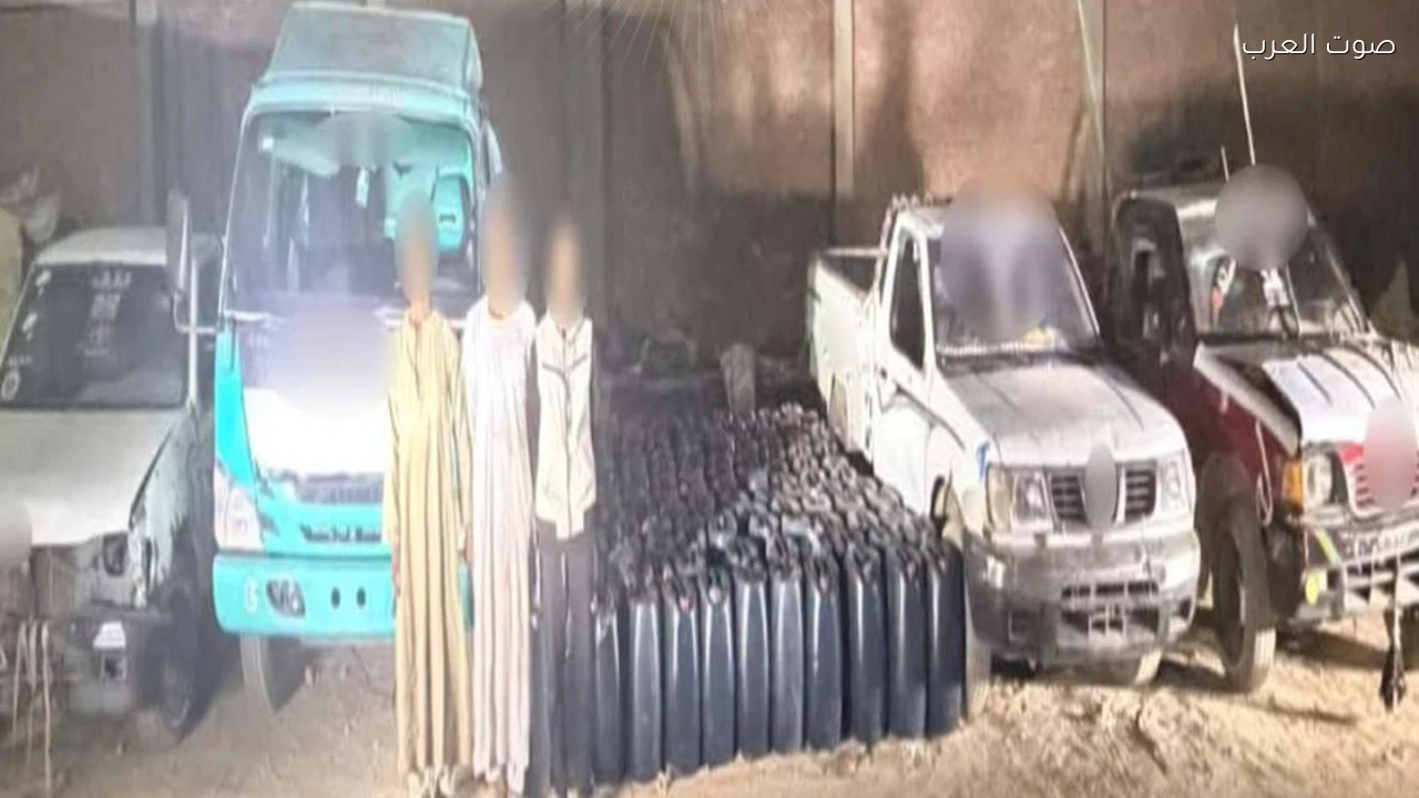 ضبط شخصين بحوزتهما 13 ألف لتر سولار في أسوان