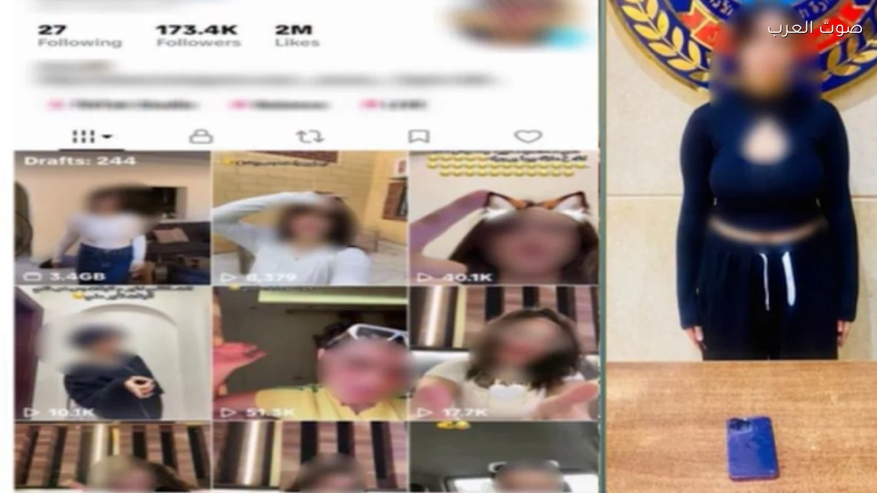 ضبط صانعة محتوى في المنصورة بتهمة نشر مقاطع خادشة للحياء