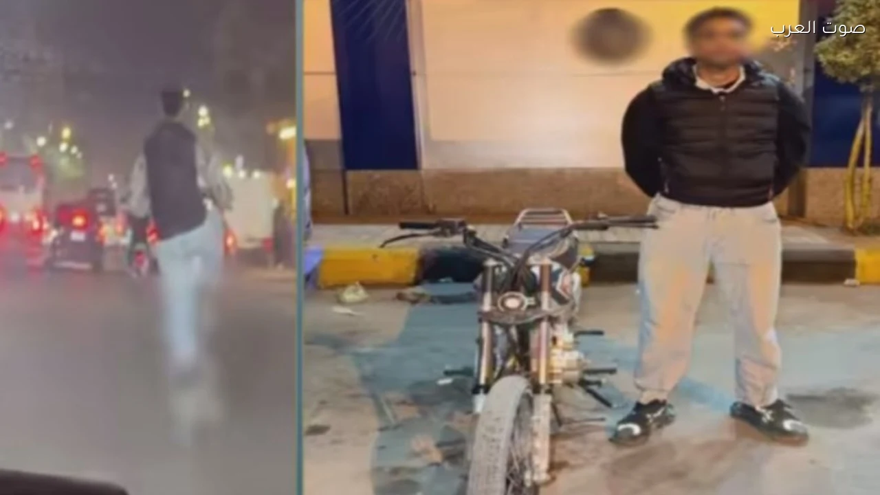 ضبط قائد دراجة نارية بالإسكندرية لاستعراضه على الطريق وتعريض حياة المواطنين للخطر
