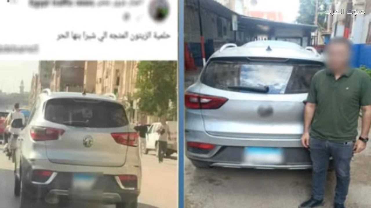 ضبط قائد سيارة طمس لوحاتها للهروب من المخالفات المرورية في الزيتون